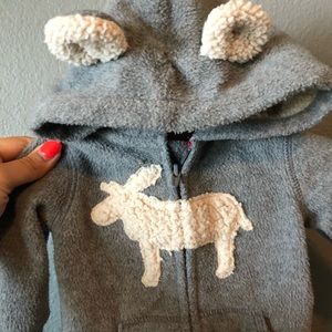 Carters full body fleece. Size 3 m.